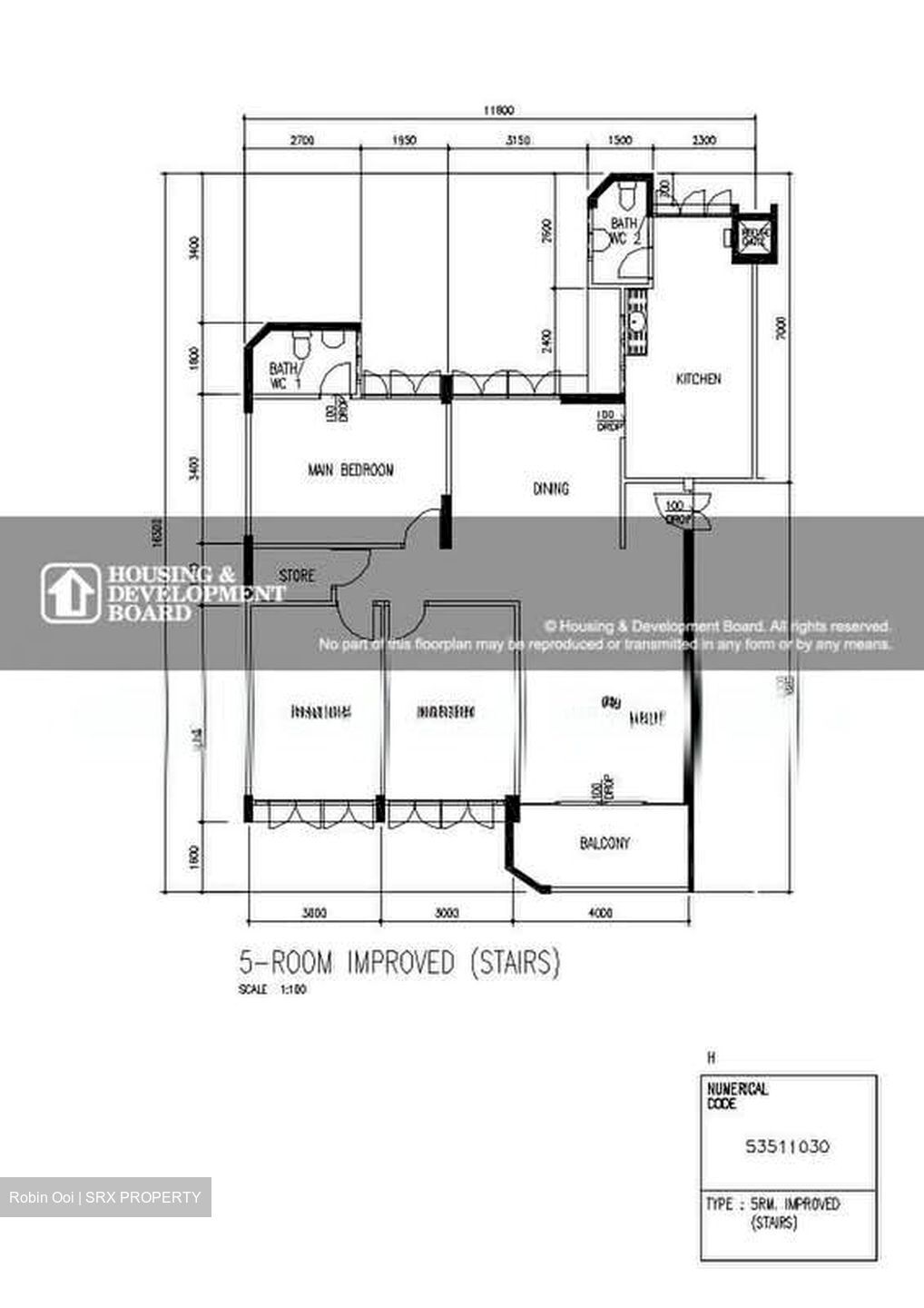 Blk 305 Hong Kah East Garden (Jurong East), HDB 5 Rooms #566166811